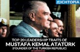 Top 20 Leadership Traits of Mustafa Kemal Ataturk (Founder of the Turkish Republic)