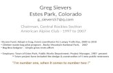 Greg Sievers - Rocky Mountain Pack Out Program