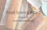 Food science basics 2 - Food Chemistry Basics