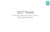 Digital personality trends 2017, Digital Marketing Trends