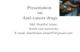Anti- cancer drugs