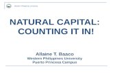 Natural Capital: Counting it in!
