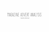 Anxillary text magazine ad analysis