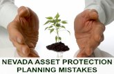 Nevada Asset Protection Planning Mistakes