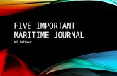five important maritime journal