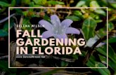 Selena Wilson - Fall Gardening In Florida