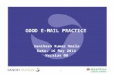 Good Email Practice_Mr. Santhosh