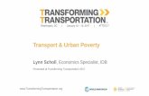 Transport & Urban Poverty
