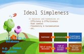 Ideal Simpleness