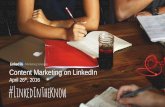 Live Webinar: Content Marketing on LinkedIn