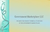 Government marketplace llc – we have the perfect formula to success in the government marketplace