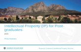 Intellectual Property Information for Postgraduate students by Philip Hoekstra