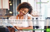 From clicks to bricks and why physical stores matter more than ever