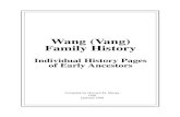 Wang Ancestors Information Sheets