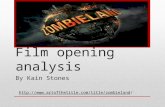 Zombieland film opening analysis