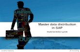 Master data distribution in SAP: implementation guide
