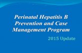 Perinatal Hepatitis B Case Management Program