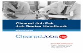 Cleared Job Fair Job Seeker Handbook February 2, 2017, Tysons Corner, Virginia