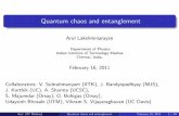 Quantum chaos and entanglement