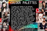 Colour palettes from Music Magazines
