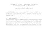First Order Partial Differential Equations: a simple approach for ...