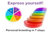 How to brand and express yourself in 7 steps slideshare