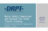 Metro Safety Commission and Outlook for State Transit Funding