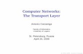 Networking, весна 2008: Computer Networks: The Transport Layer
