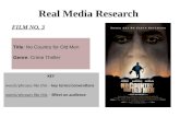 Thriller Research - No country for old men - Farzeen