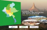 COST OF DOING BUSINESS IN MYANMAR-SURVEY REPORT 2017