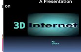 3D internet precentation