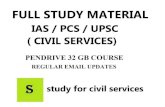 Full study material for civil services   upsc ias pcs state pcs exams + email updates