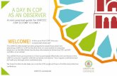 Mini Practical Guide: A Day in a COP as an Observer