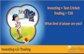 Investing v/s Trading