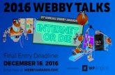 Webby Talks - Internet or Die by Gianfranco Chicco