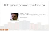 Data Science for Smart Manufacturing