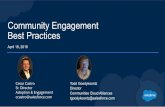 Community Engagement Best Practices (April 18, 2016)