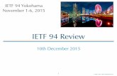 RIPE 71 and IETF 94 reports webinar