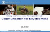 Raising awareness about rinderpest through communication for development