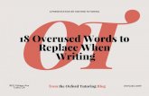 18 overused words to replace when writing