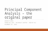 "Principal Component Analysis - the original paper" presentation @ Papers We Love Bucharest