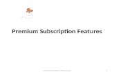 Premium subscription features