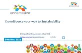 Crowdsource your Way to Sustainability