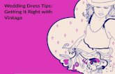 Wedding dress tips getting it right with vintage
