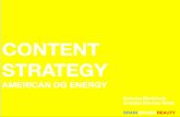 American DG Energy Content Strategy & Activation