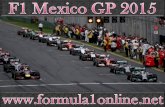 Watch F1 Mexico GP 2015 live on windows linux