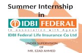 IDBI Federal Life insurance SIP presentation