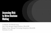 Assessing Risk to Drive Decision Making 20161110