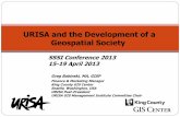 URISA and the Development of a Geospatial Society 