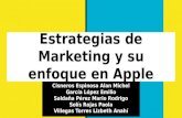 Estrategias de marketing y su enfoque en apple.